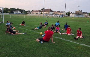 Reprise entrainement U14 (19/08/2024).